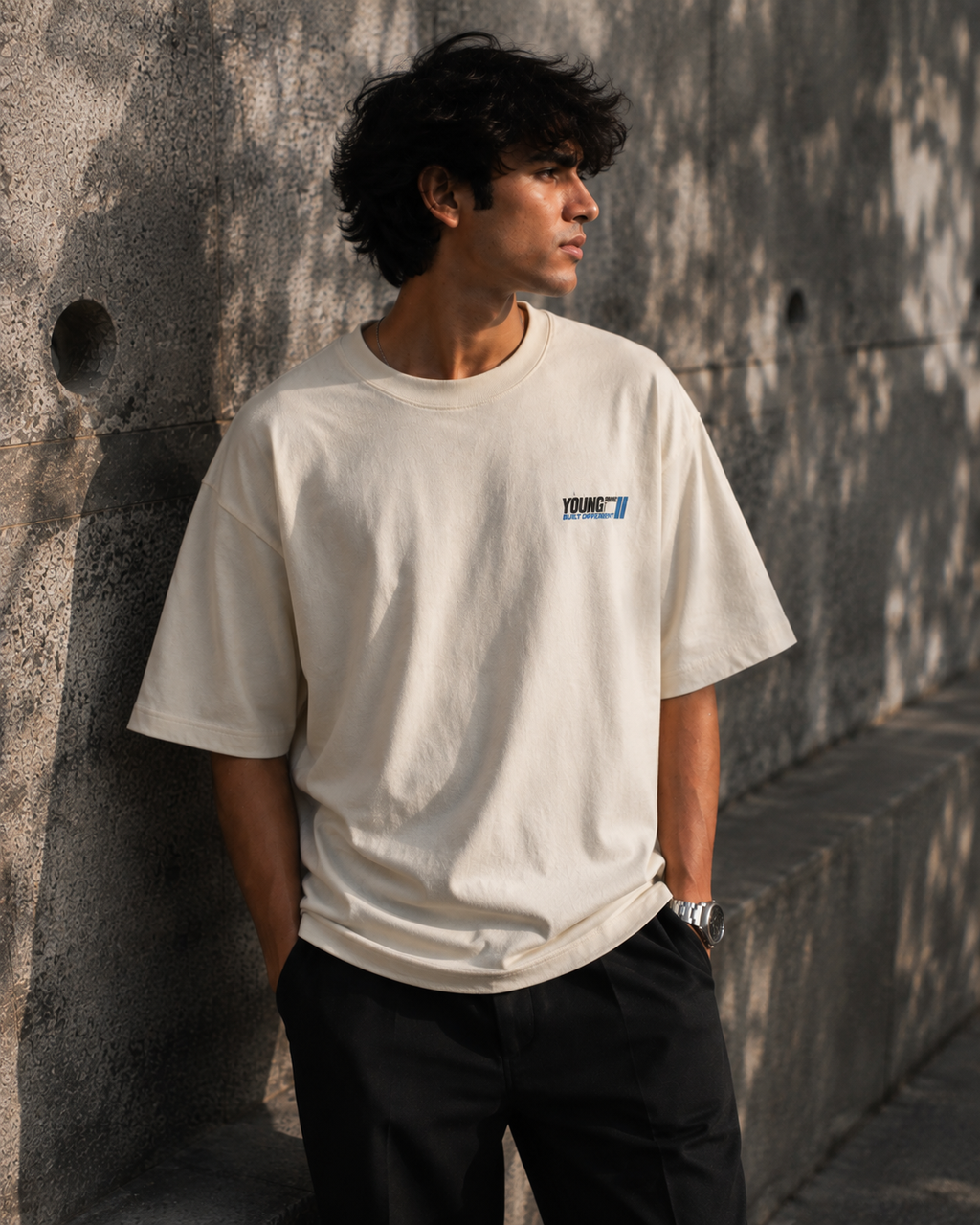 Tag Edition-Off White Oversized T-Shirt