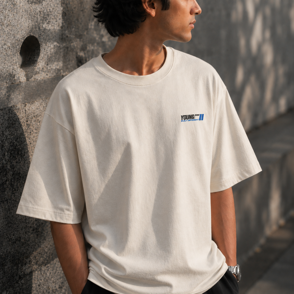 Tag Edition-Off White Oversized T-Shirt
