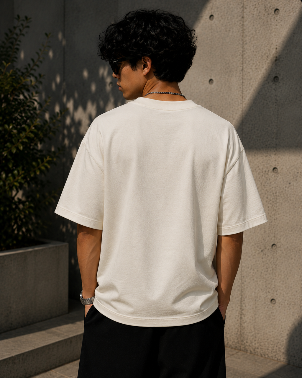 Doomed Edition-Off White Oversized T-Shirt