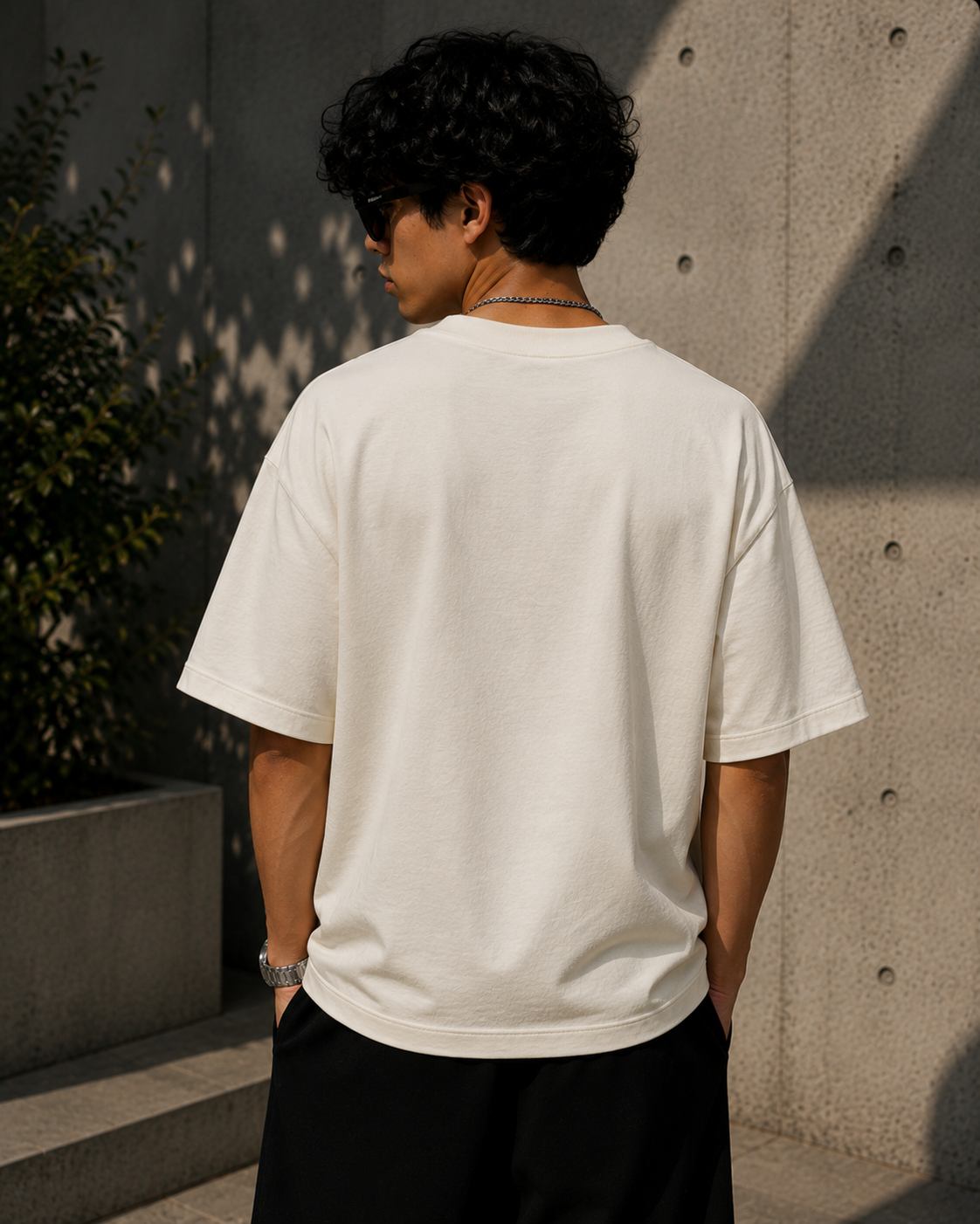 Doomed Edition-Off White Oversized T-Shirt