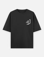 Oversized Graphic Tee-Black