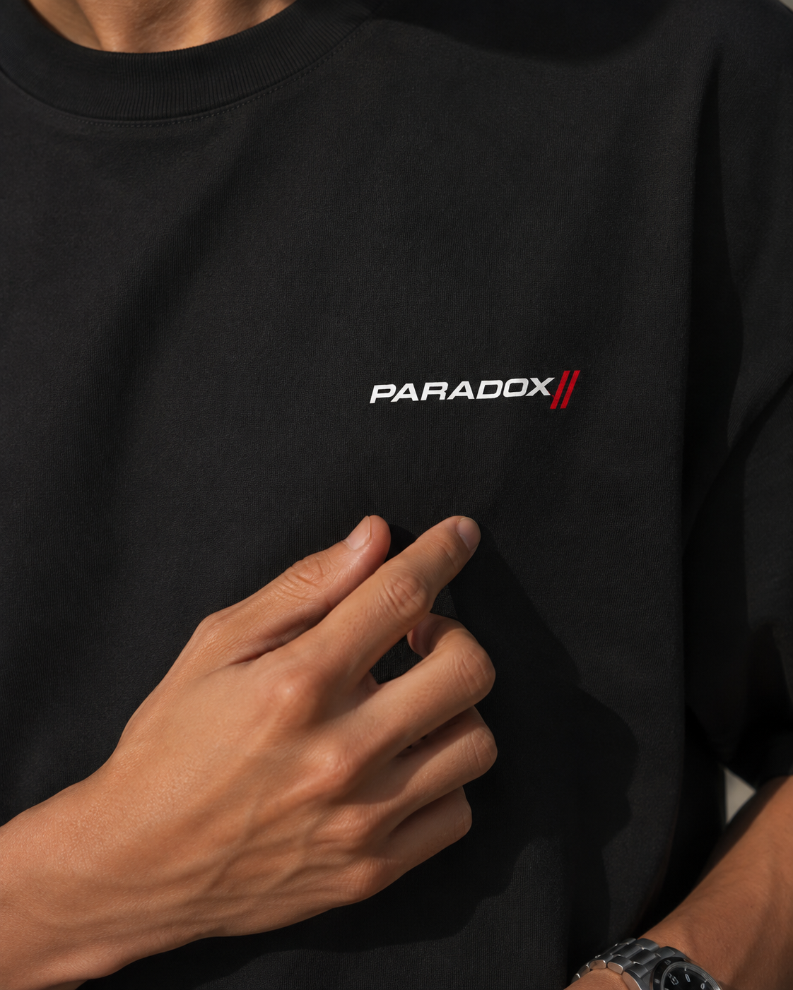 Paradox Edition-Black Oversized T-Shirt